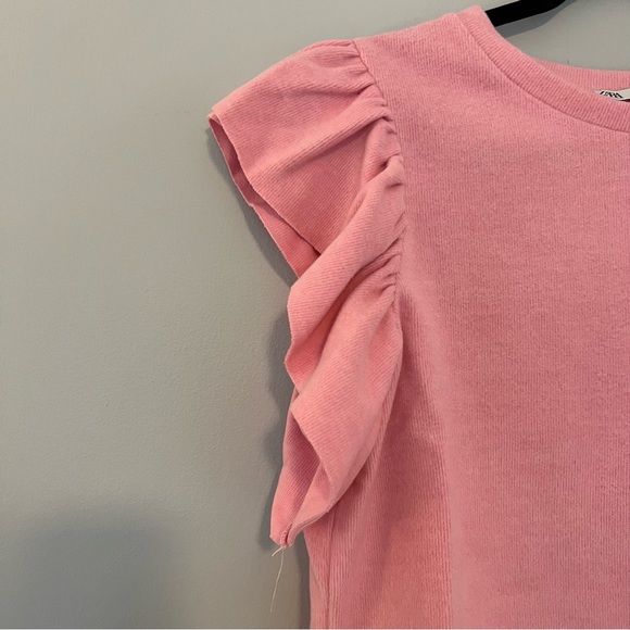 Zara Soft Ruffled Top - Picture 5 of 8